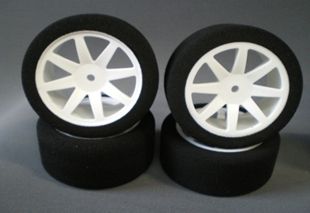 Enneti 1:10 On-road -WHITE- 26mm front tires