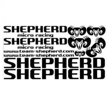 Decals Shepherd black from Shepherd Micro Racing